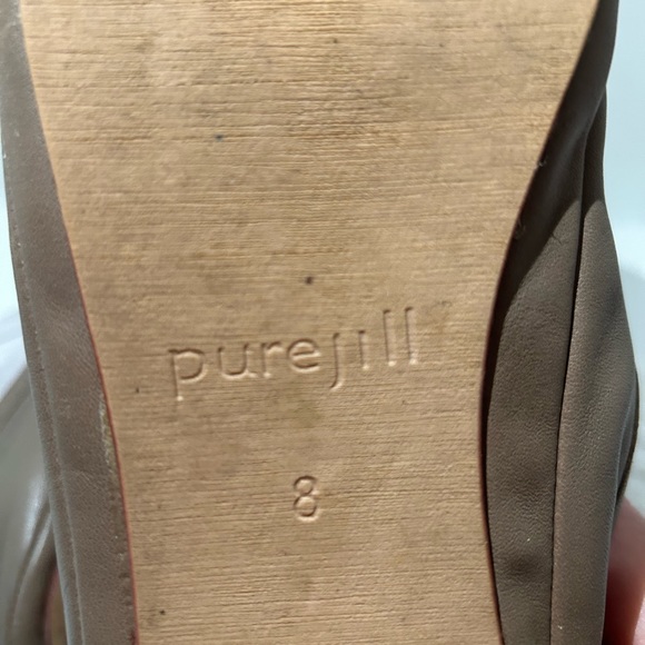 PURE JILL TAUPE SLIP ON FLATS SIZE 8 - Picture 7 of 8